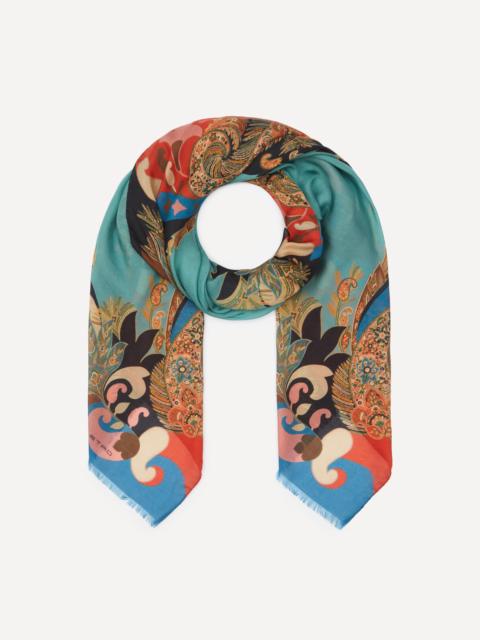 Etro Floral Paisley Jacquard Scarf