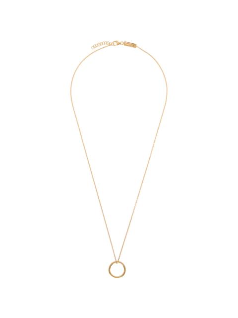 Maison Margiela Logo Reference Ring Necklace