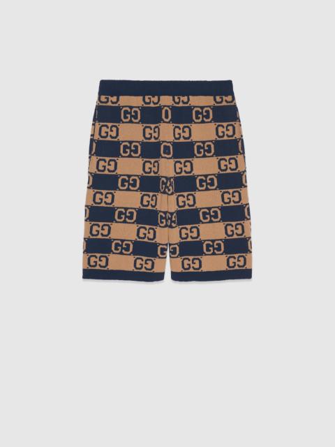 GUCCI GG cotton jacquard shorts