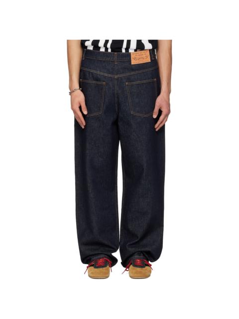 Moschino Navy Four-Pocket Jeans