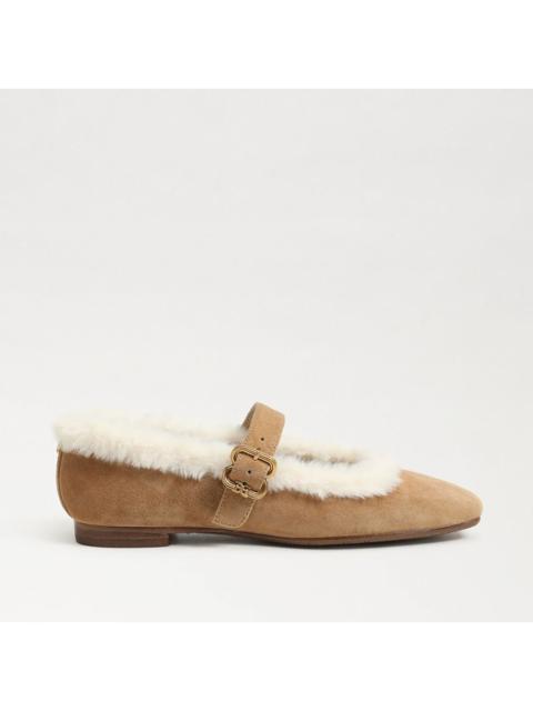 Sam Edelman Michaela Fur Mary Jane Flat
