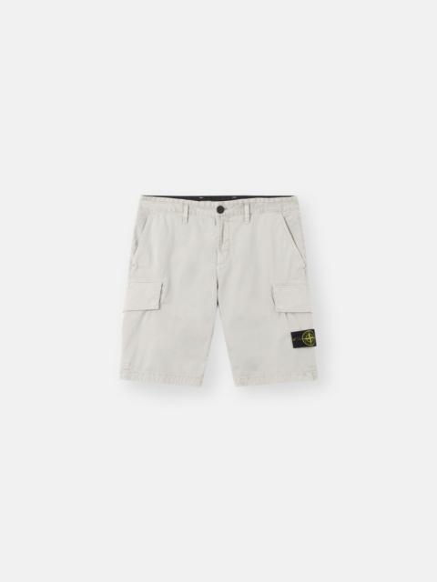 Stone Island L100018 ORGANIC COTTON STRETCH BROKEN TWILL 'OLD' EFFECT