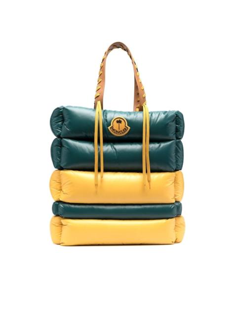 Palm Angels x Moncler padded tote bag