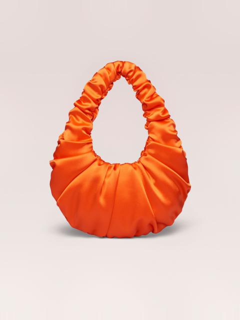 Nanushka ANJA BAGUETTE - Gathered shoulder bag - Blood orange
