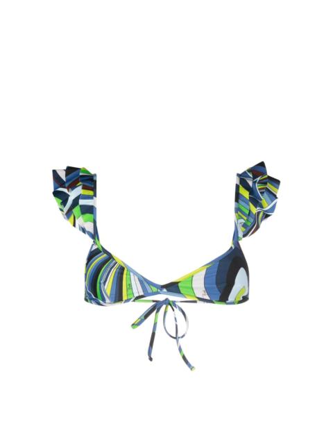 PUCCI ruffled-straps bikini top