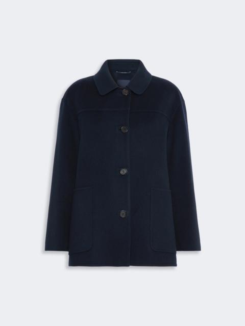 'S Max Mara GIUGNO Wool drap short coat - MIDNIGHTBLUE