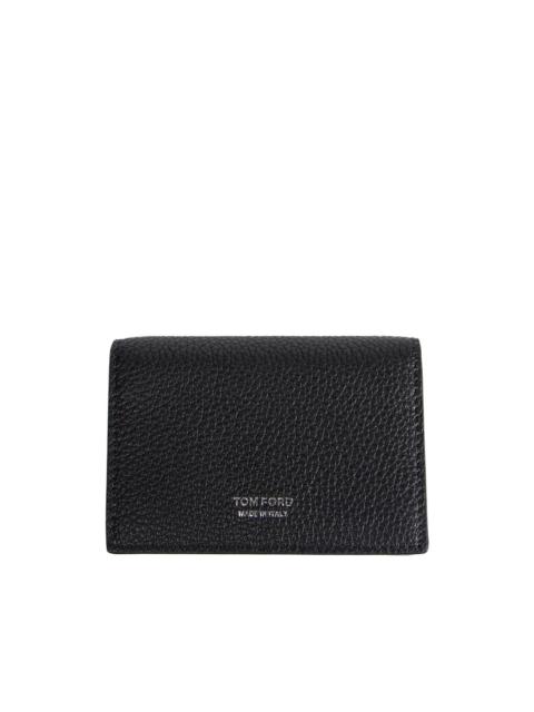 TOM FORD small folding leather cardholder