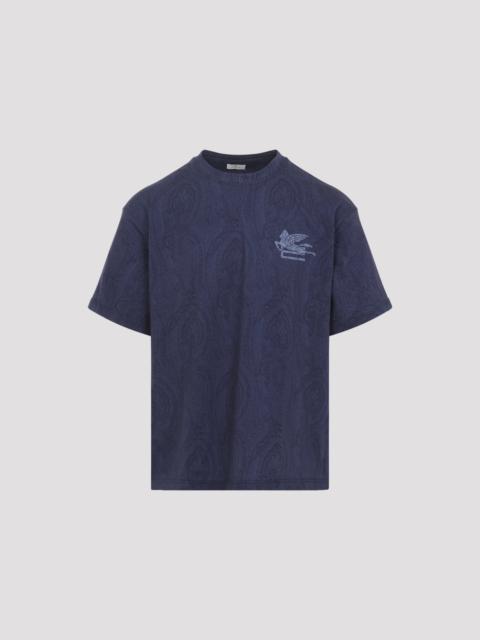 Etro Soho T-shirt Blue Cotton Tshirt