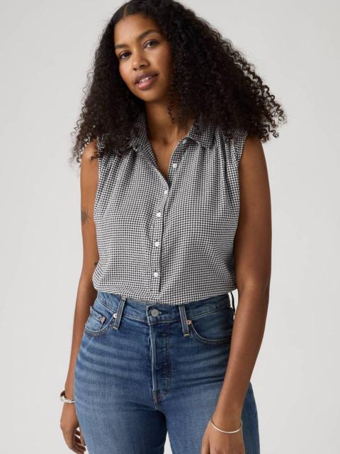 Levi's LONDYN SHORT-SLEEVE POPOVER TOP