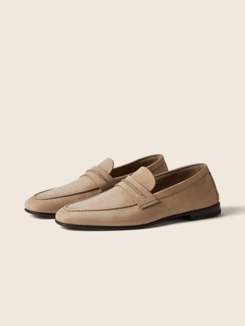 BEIGE SECONDSKIN MOCASSIN LOAFER