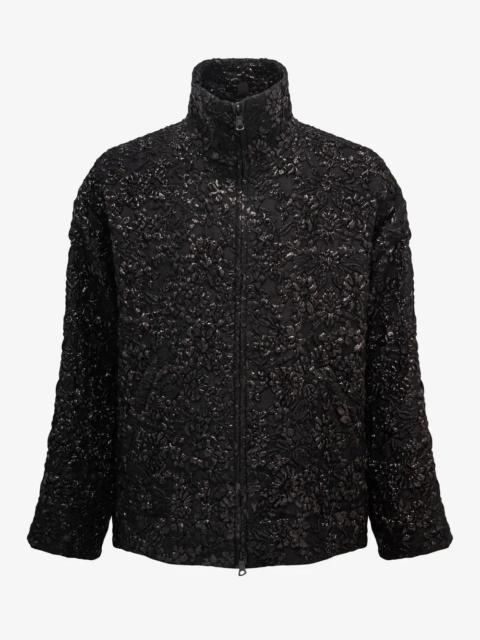 Valentino Valentino Black Nylon Brocade Jacket