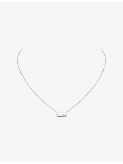 MESSIKA Move Uno 18ct Gold And 0.02ct Diamond Necklace