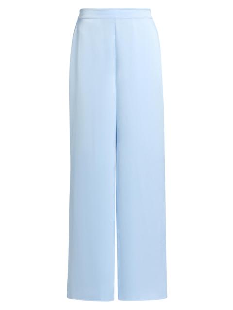 GENERATION LOVE Women's Kelela Hammered Satin Pants - Light Blue