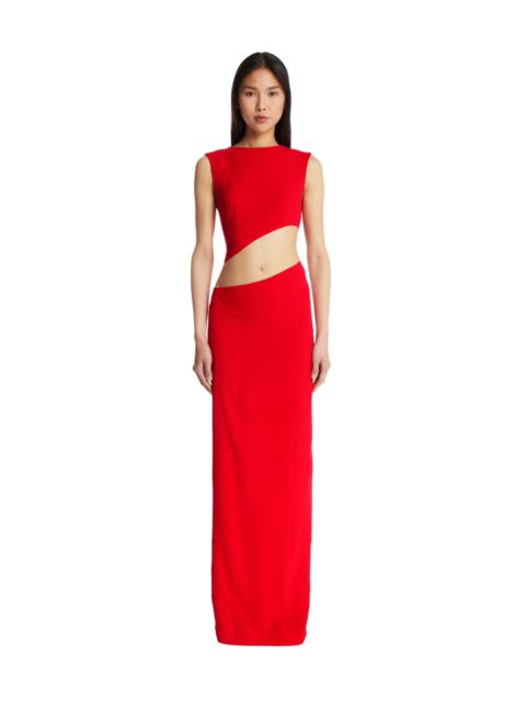 MÔNOT Red Cut-Out Dress