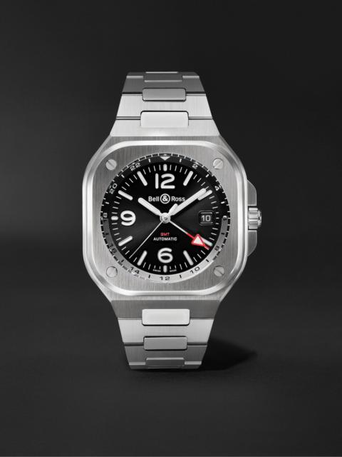 Bell & Ross BR 05 Automatic GMT Stainless Steel Watch, Ref. BR05G-BL-ST/SST