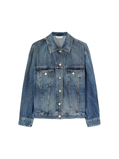 ジャケット Palm Angels SUNRISE PRINT JACKET (PWYE032_S23DEN0024784) Palm Angels Palm Angels Palms Sunrise Denim Jacket | baltini