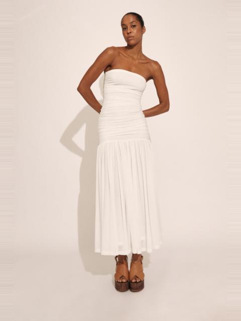 BARDOT Solana Mesh Maxi Dress In Orchid White