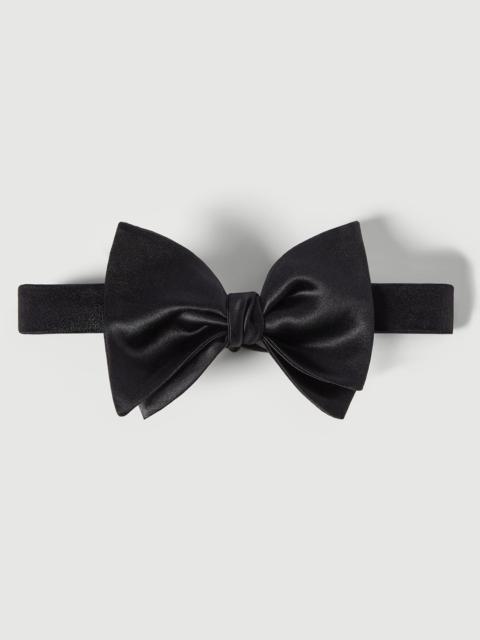 Brunello Cucinelli Cotton and silk satin bow tie