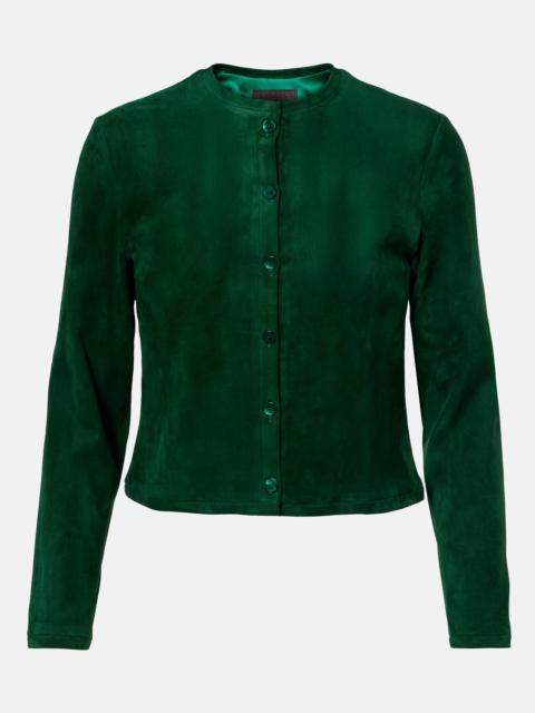 STOULS Astrid suede cardigan