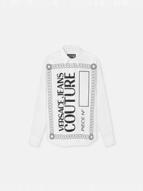 VERSACE JEANS COUTURE Piece Number Logo Shirt