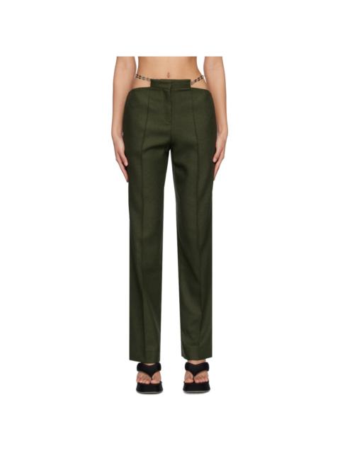 AYA MUSE Green Pomo Trousers