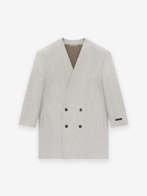 Fear of God Wool Flannel Long Relaxed Lapelless Blazer
