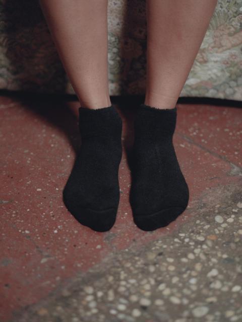 BASERANGE Buckle Ankle Socks - Textured Organic Cotton