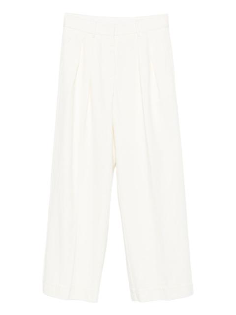 forte_forte pleated cotton trousers