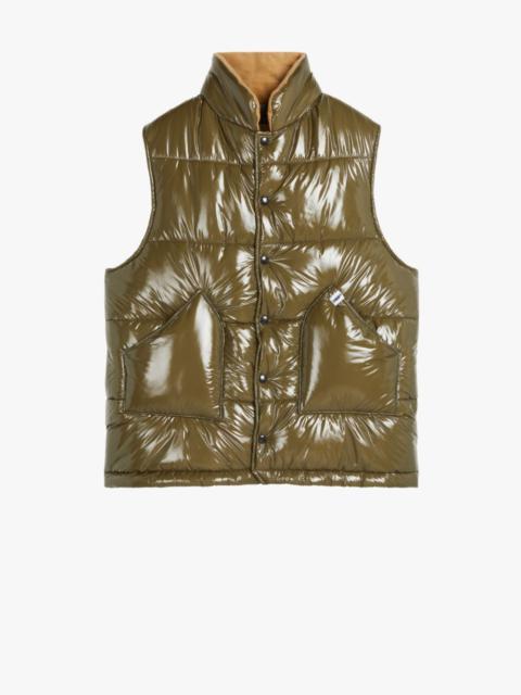 Mackintosh OSAKA KHAKI NYLON GILET | GQF-304