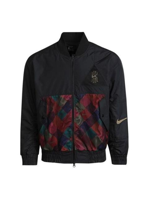 Nike Nike Kyrie Protect Irving Sports Print Basketball Jacket For Men Black DD6930-010