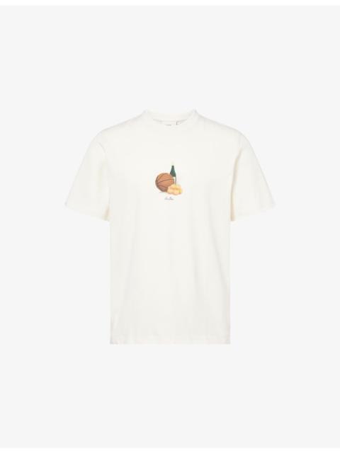 Les Deux Lemons Graphic-Print Cotton T-Shirt