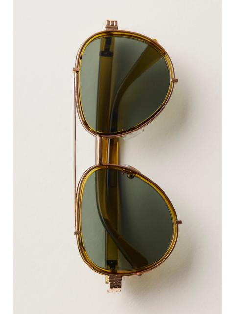 FREE PEOPLE Wesley Oversized Aviator Sunglasses