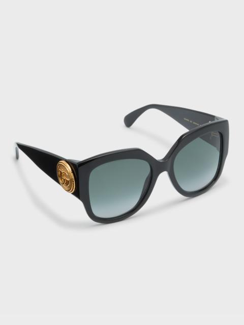 GUCCI Gradient Butterfly Sunglasses