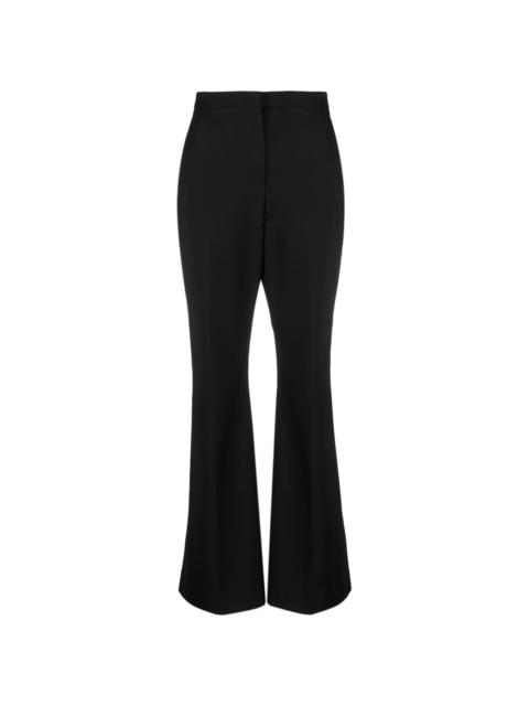 flared tailored trousers