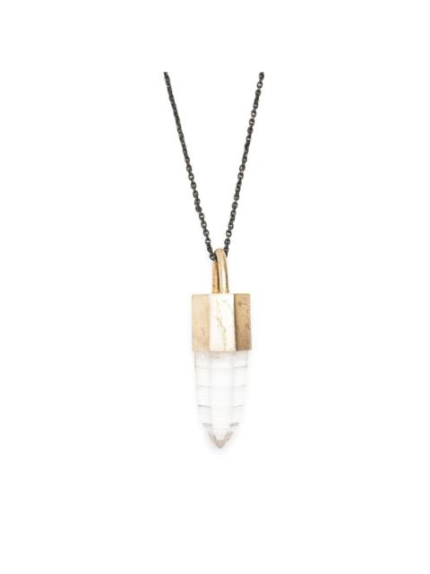 Parts of Four Talisman quartz pendant necklace
