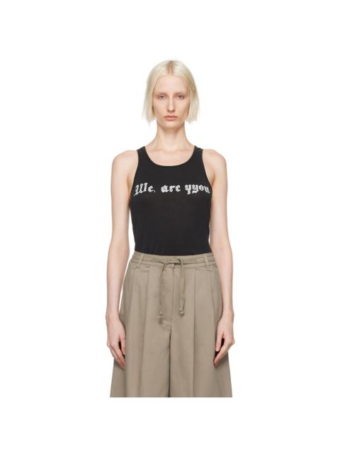 OPEN YY Black 'We Are YYou' Tank Top