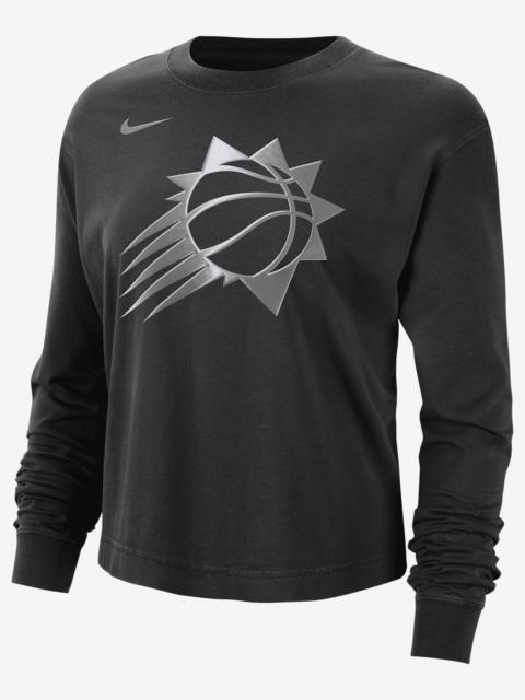 Nike Phoenix Suns Courtside Women's Nike NBA Shine Boxy Long-Sleeve T-Shirt