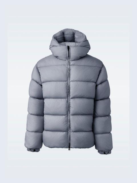 ADELMO-LC Heavy down jacket with soft-wash crinkle