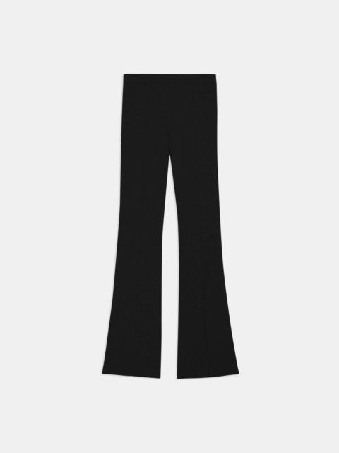 Theory Slit Flare Pant in Double-Knit Jersey