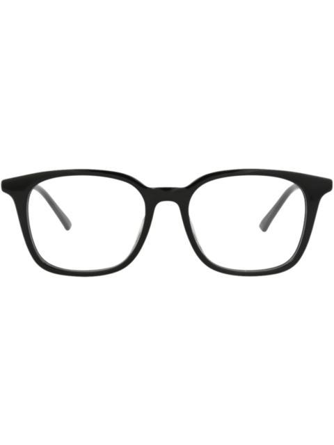 Gucci Square-Frame Acetate Optical Frames Black Gold Transparent (GG0831OA-30009524-001)