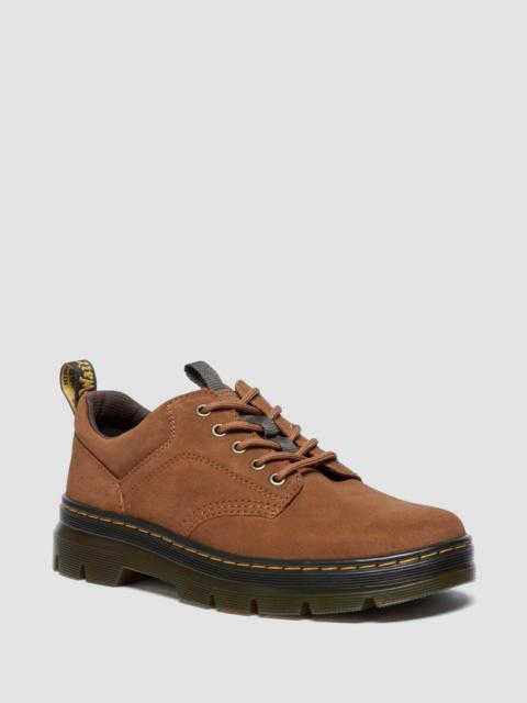 Dr. Martens Reeder Greasy Suede Utility Shoes