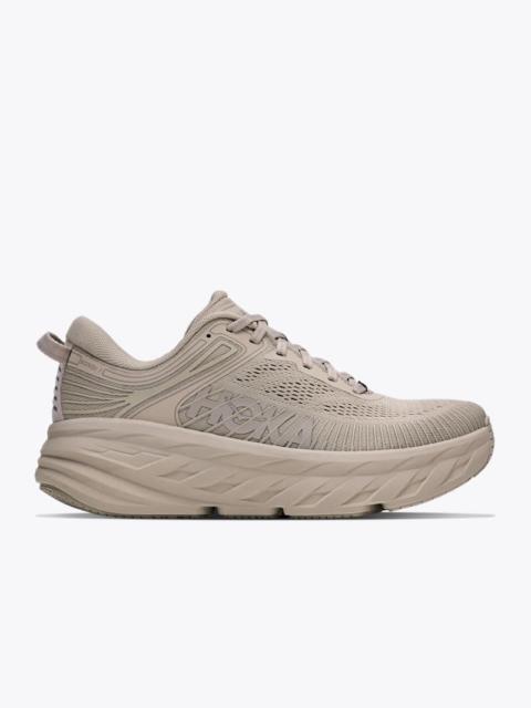 HOKA Women's Bondi 7 Shoes in Archival Taupe/Archival Taupe