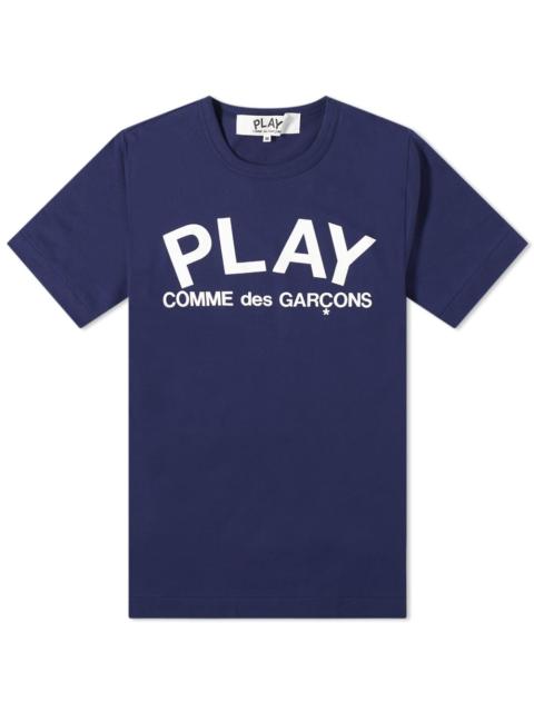 Comme des Garçons PLAY Comme des Garcons Play Text Logo Tee