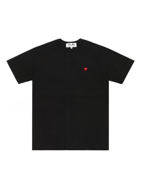 Comme des Garçons PLAY (WMNS) COMME des GARCONS PLAY FW25 PLAY Small Heart T-Shirt 'Black' AZ-T303-051-1