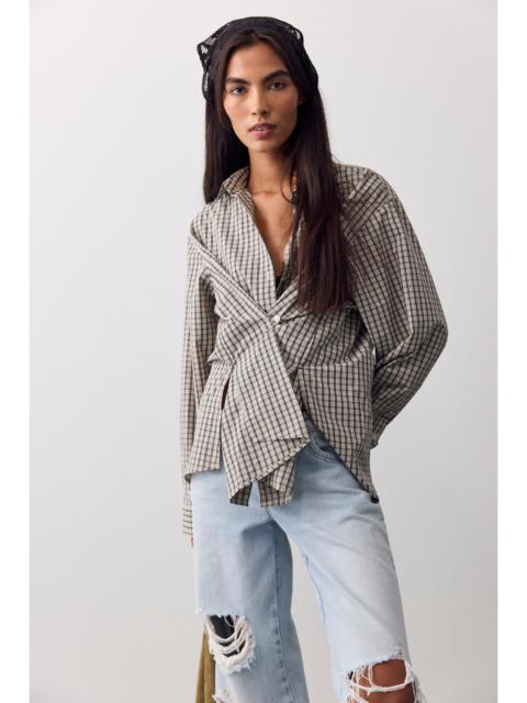 FREE PEOPLE We The Free Many Ways Plaid Button Down