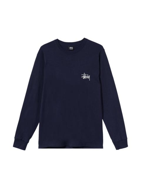 Stussy Basic Long-Sleeve Tee 'Navy'