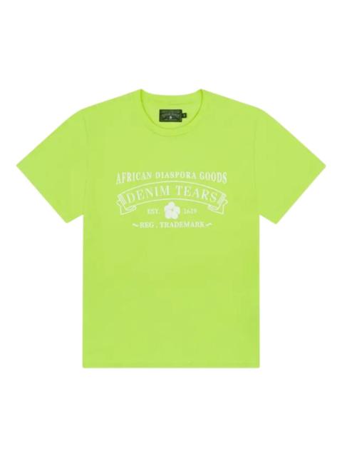 DENIM TEARS Denim Tears ADG T-Shirt 'Lime' SS25TSS053129
