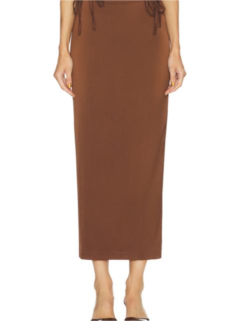 FREE PEOPLE Rosetto Column Skirt