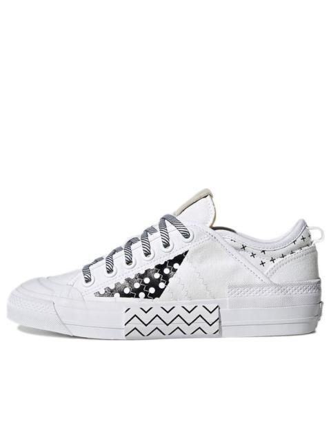 adidas (WMNS) adidas originals Nizza Multi Foxing Sneakers White/Black GW5821