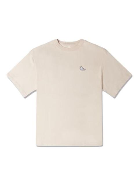 Converse Converse Go-To Sneaker Patch Loose Fit T-Shirt 'Beige' 10025397-A09